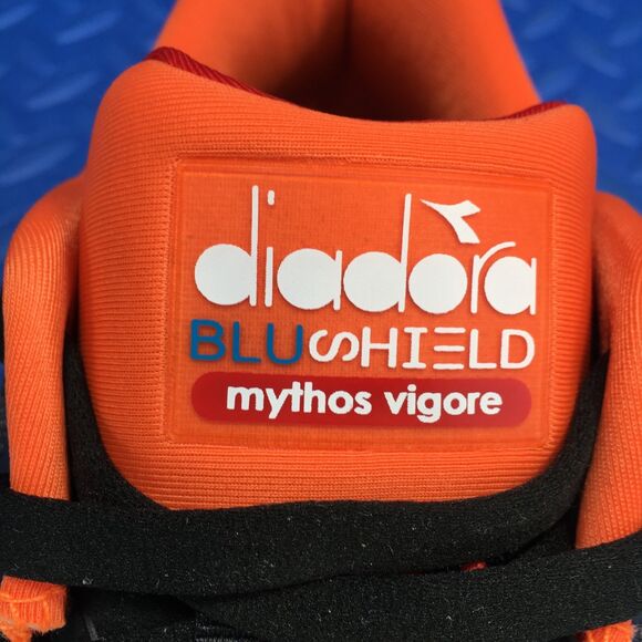 Diadora Blueshield Mythos Vigore Womens Shoes Size 10 Running Black Red Sneakers - Picture 10 of 11